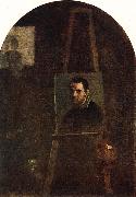 CARRACCI, Annibale Self-portrait dfg oil painting on canvas